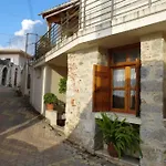 Traditional Cretan Stone House In The Center Of Crete