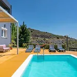 Seaview Villa Mirthios Panorama With Private Swimming Pool And Bbq!