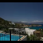 Villa Ouranos Our Dream In Blue And Cream With Seaview And Pool