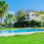 Villa Afroditi In Chania Near Airport With Private Pool, Free Wi-Fi, Souda Bay Views, Garden Oasis