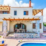 New Villa Kantifes 4 Families Or Couples With Private Pool & Bbq