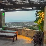 House With 2 Rooms In Rethymno, With Wonderful Sea View, Private Pool,